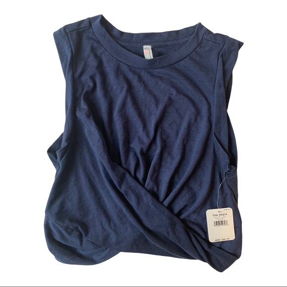 FP Movement Undertow Marfa Nights Blue Crop Tank - Picture 2 of 11